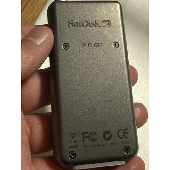 SanDisk Sansa e250 Black ( 2 GB ) Digital Media Player( Untested No Power Cord